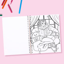 Load image into Gallery viewer, Vibe & Color Vol 1: Baddie Edition | Spiral-Bound Adult Coloring Book (PRE-ORDER)