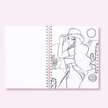 Load image into Gallery viewer, Vibe & Color Vol 1: Baddie Edition | Spiral-Bound Adult Coloring Book (PRE-ORDER)