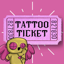 Load image into Gallery viewer, Jonquel Art Tattoo Ticket
