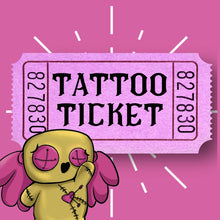 Load image into Gallery viewer, Jonquel Art Tattoo Ticket