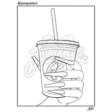 Load image into Gallery viewer, Vibe & Color NAIL ART EDITION Digital Coloring Book