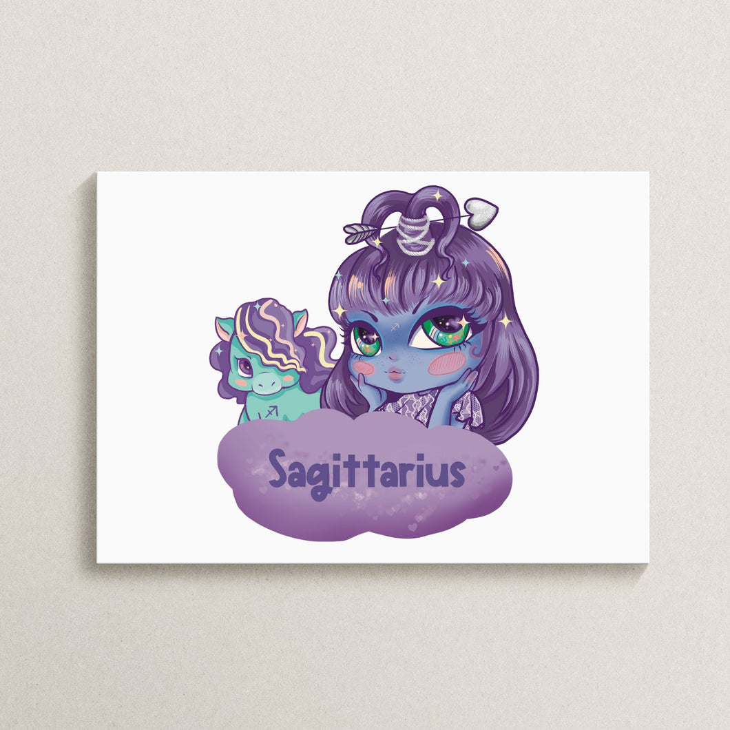 Baby Sagittarius Zodiac Art Print