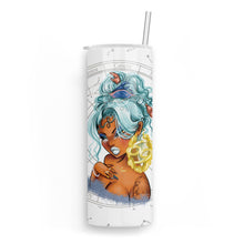 Load image into Gallery viewer, Zodiac and Cusp Color Change and Glow in the dark tumbler
