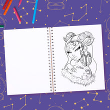 Load image into Gallery viewer, Zodiac Dreams Bound Coloring Book (PRE-ORDER)