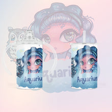 Load image into Gallery viewer, PRE-ORDER Aquarius 12oz sippy tumbler (2 different toppers)
