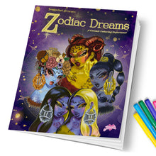 Load image into Gallery viewer, Zodiac Dreams Bound Coloring Book (PRE-ORDER)