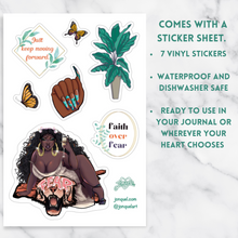 Load image into Gallery viewer, Conquer Your Ish Personal Journal Notebook and Sticker Sheet