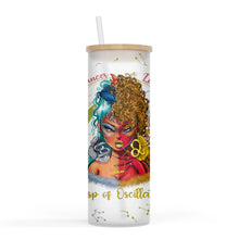 Load image into Gallery viewer, Zodiac and Cusp 25oz Frosted Glass Tumbler
