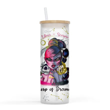 Load image into Gallery viewer, Zodiac and Cusp 25oz Frosted Glass Tumbler
