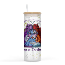 Load image into Gallery viewer, Zodiac and Cusp 25oz Frosted Glass Tumbler
