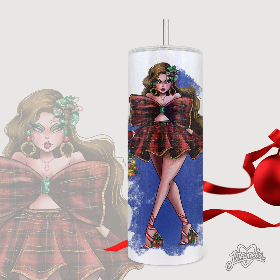 Pre-Order: Holiday Doll Ver 1 Shimmer Tumbler