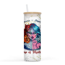 Load image into Gallery viewer, Zodiac and Cusp 25oz Frosted Glass Tumbler
