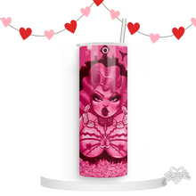 Load image into Gallery viewer, Make Me-Hot Pink Glow in The Dark 20oz skinny tumbler
