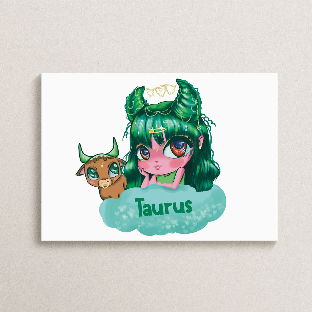 Baby Taurus Zodiac Art Print