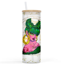 Load image into Gallery viewer, Zodiac and Cusp 25oz Frosted Glass Tumbler
