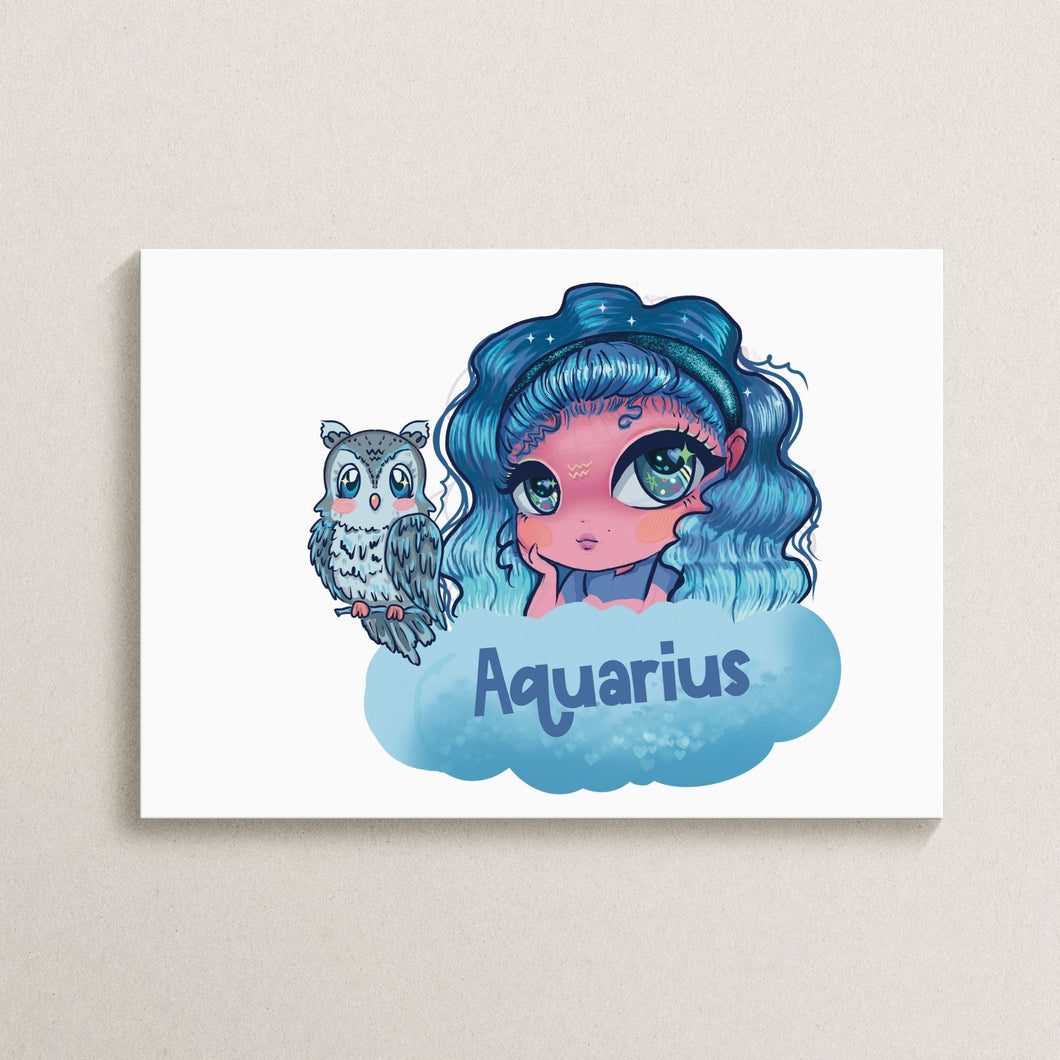 Baby Aquarius Zodiac Art Print