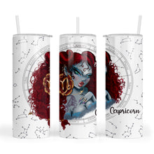 Load image into Gallery viewer, PRE-ORDER Capricorn 20oz skinny tumbler
