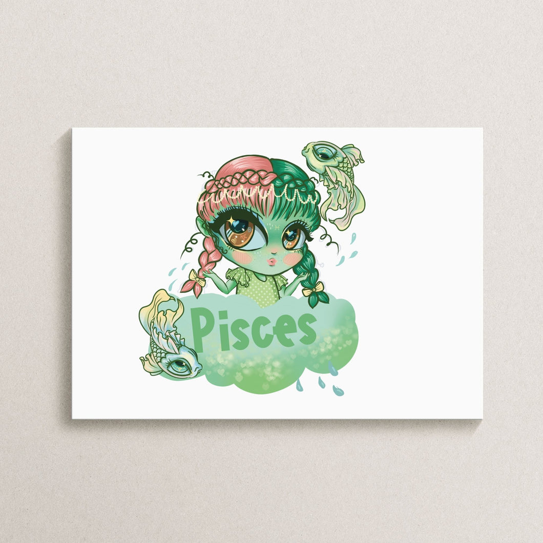 Baby Pisces Zodiac Art Print