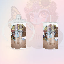 Load image into Gallery viewer, PRE-ORDER Virgo zodiac 12oz sippy tumbler (2 different toppers)
