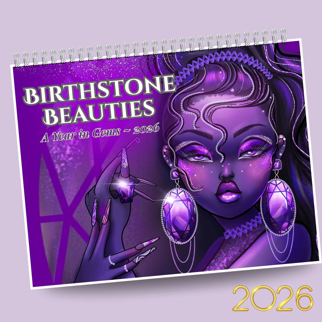 Birthstone Beauties 2026 Calendar (Pre-Order | Ships Early December 2025)