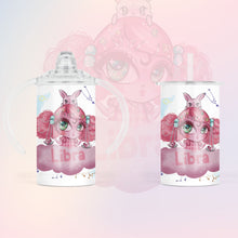 Load image into Gallery viewer, PRE-ORDER Libra zodiac 12oz sippy tumbler (2 different toppers)
