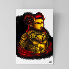 Load image into Gallery viewer, Male Aries Zodiac Art Print
