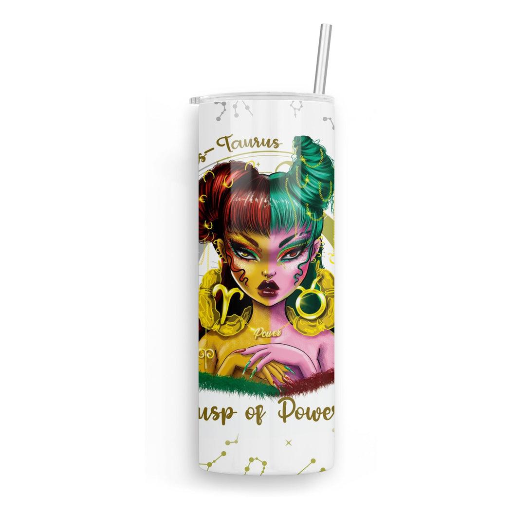 PRE-ORDER Cusp of Power 20oz skinny tumbler