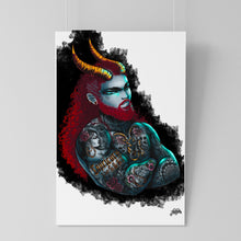 Load image into Gallery viewer, Male Capricorn Zodiac Art Print
