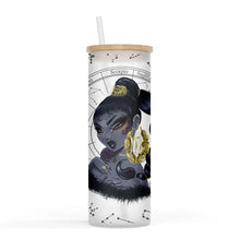 Load image into Gallery viewer, Zodiac and Cusp 25oz Frosted Glass Tumbler
