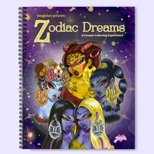 Load image into Gallery viewer, Zodiac Dreams Bound Coloring Book (PRE-ORDER)
